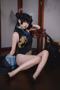 Coser Xiaomuzengaya as Blue Archive Hisaki: Captivating Cosplay & Elegant Portrayal-2