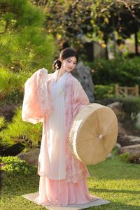 Explore East Asian Traditional Beauty: An Elegant Muse in Soft Pastel Attire.-5