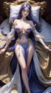 AI Generated Bai Lian Cheng Shen Heavenly Dome Part01: Alluring Goddess Mysterious Beauty-2