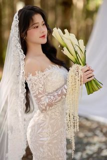 Elegant Bride Portrait: Wedding Fashion HD Wallpaper | Beautiful Woman-7