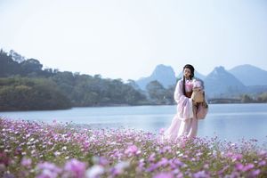 Ethereal Hanfu Beauty in Lavender Flower Field - YiTuYu Art Language Vol.8304: Serene Traditional Elegance.-21