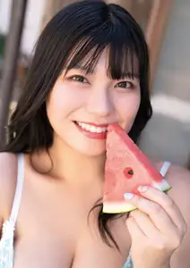 Radiant Beauty on Wooden Steps: A Timeless Moment of Youth-7