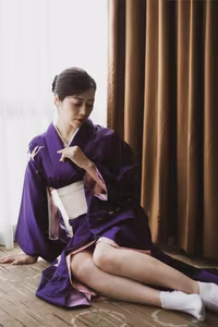 JP Maki Hojo: Captivating Violet Elegance (87P)-12