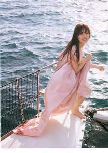 Nogizaka46's Ayame Tsutsui Shines on the Sea: Explore 'Kanjou no Sukima' Part02 in Her Evocative 1st Photobook-11