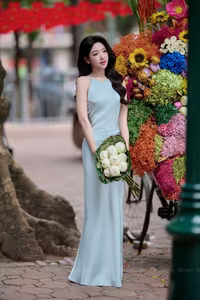 VGU No.146: Enchanting Vietnamese Beauty A Vision of Grace and Elegance with Fresh Blooms-11