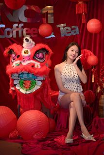 Elegant Beauty of a Young Vietnamese Girl in a Cafe Setting-9