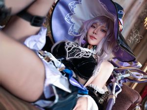 Coser Machi Ma Ji as The Herta from Honkai Star Rail - Exquisite Cosplay-15