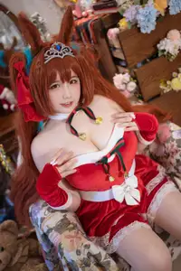 Coser A Ban as Uma Musume's Daiwa Scarlet: Festive Crimson Starfall Night 0047-9809496351-11