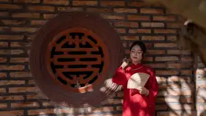 Graceful Vietnamese Traditional Ao Dai: Timeless Elegance 1000024747-1