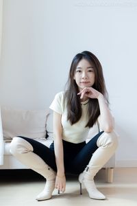 Chinese Model Tingting No.2339: Elegant Style with Chic Long Boots-29