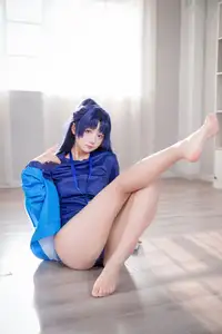 Discover the Alluring Charm of Coser Xi Huan Ai Li Ma in Yuuka's Gymnastics Outfit (56P)-16