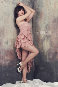 Yeon Da Bin: Adorable Korean Girl in Floral Dress Outdoors-20