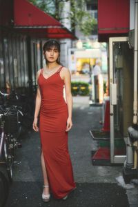JP Yui Kojina Captivating in Red Dress SPA Digital Photo Book Japanese Girls Elegance-16
