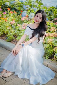 Radiant Beauty of a Vietnamese Girl with a Bright Smile in Nature-10