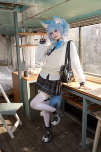 Coser Pa15 Sweet and Captivating Heartbeat Story Cosplay Transformation-3