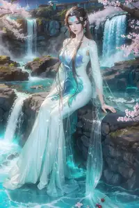 Qingshuang Xianjun AI Generated: Ethereal Beauty from Xian Ni Part01-2