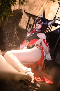 Natsuko Captivating Tingyun Cosplay: Honkai Star Rail Elegance.-7