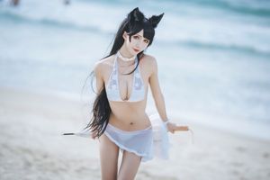 Captivating Azur Lane Atago Cosplay by Masaki Ya Qi on the Beach-23