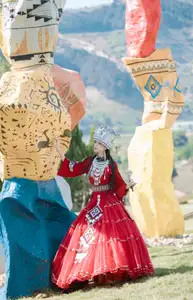 Ethnic Woman in Vibrant Traditional Attire 1000024497-12