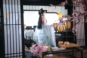 Enchanting Vintage Cosplay: Ri Nai Jiao as the Graceful Shijie - Part 02-29
