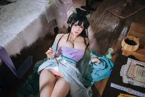 Enchanting Vintage Cosplay: Ri Nai Jiao as the Graceful Shijie - Part 02-6