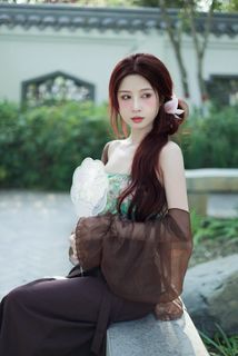 East Asian Girl Portrait: Elegant Traditional Aesthetic Beauty-4