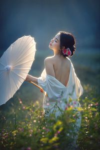 XVG No.6: Serene Asian Muse Portrait Aesthetically Captured in Tranquil Nature-1