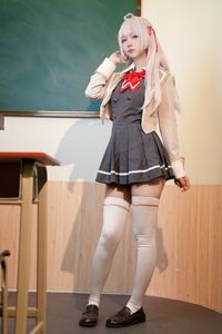 Charming Airi Classmate in Student Uniform Tukuku. Discover the Allure of Schoolgirl Cosplay.-14