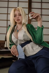Alluring Tsunade Cosplay, Legendary Hokage's Charm-8