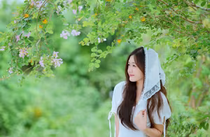 VGU No.76: Pure Beauty A Young Woman Amidst Lush Vietnamese Nature-3