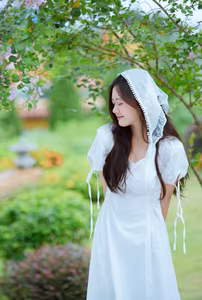 VGU No.76: Pure Beauty A Young Woman Amidst Lush Vietnamese Nature-4