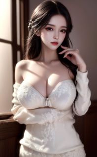 AI Generated Realistic BiAn1 Part02: Alluring Mysterious Beauty Portrait-20