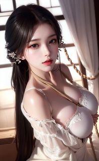 AI Generated Realistic BiAn1 Part02: Alluring Mysterious Beauty Portrait-36