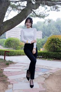 Chiness Model No.2337 Xiao Jiu: High Heels, White Socks, Elegant Style-26
