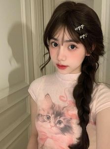 Gentle Beautiful Girl: Alluring Black Braided Ponytail Hairstyle - Elegant Look-23