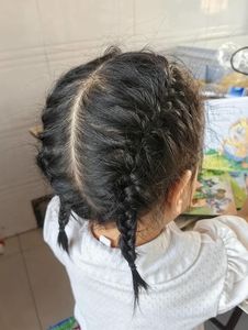 Gentle Beautiful Girl: Alluring Black Braided Ponytail Hairstyle - Elegant Look-20