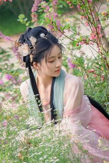 Coser Nnian as Begonia Fairy: Ethereal Beauty in a Fairytale Garden-5