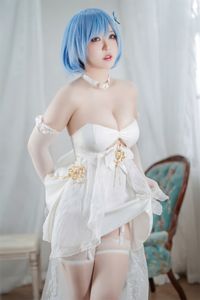 Stunning Azur Lane Chapaev White Rider's Melody Dress Cosplay by Banbanzi - Tukuku-23