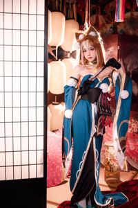 Coser@A Ban Jin Tian Hen Kai Xin: Stunning Hina Genshin Impact Cosplay-1