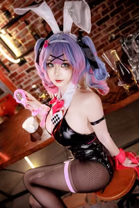 Coser A Xue Xue: Miku Bunny Hole Part01 - Alluring & Captivating Cosplay-13