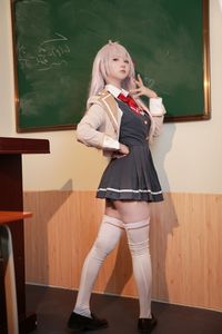 Coser Alya Cute School Uniform Cosplay-14