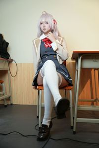 Coser Alya Cute School Uniform Cosplay-17