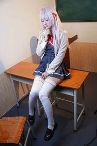 Coser Alya Cute School Uniform Cosplay-25