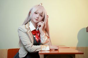 Coser Alya Cute School Uniform Cosplay-20
