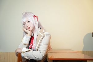Coser Alya Cute School Uniform Cosplay-6