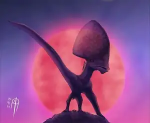 View: Tapejara - Bizarre Cretaceous Flying Reptile with Unique Giant Crest-1