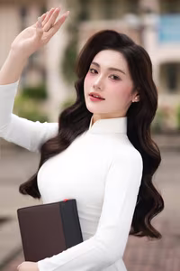 XVG No.31: The Grace of White Ao Dai: Captivating Traditional Vietnamese Beauty-4
