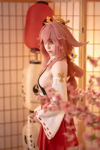 Enchanting Yae Miko Cosplay by Bangni邦尼 - Part 01-22