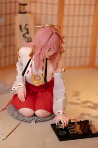 Enchanting Yae Miko Cosplay by Bangni邦尼 - Part 01-30