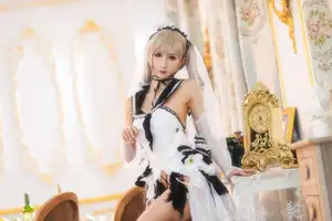 Coser Masaki Ya Qi stuns in Azur Lane Formidable dress a captivating portrayal of elegance and charm-15